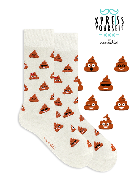 Happy Brownie Poo Socks